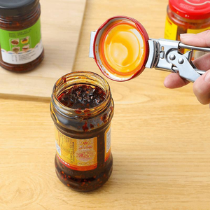 Wholesale Can Opener Adjustable Jar Stainless Steel Manual Bottle Lid Openers for Weak Hands Easy Grip <b>Kitchen</b> <b>Accessories</b> - Product Image 2