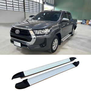 JOESHIER High Quality 4x4 Aluminum Alloy Pedal Off-Road Car Side <b>Steps</b> for Hilux REVO 2007-2014 Running Board Foot <b>Steps</b> - Product Image 5