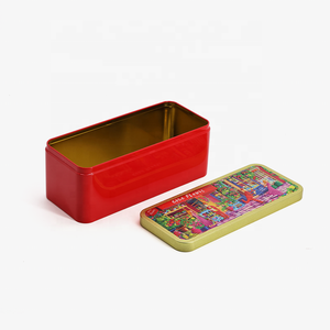 맞춤형 직사각형 금속 포장 사각 깡통 용기 초콜릿 사탕 차 금속 주석 상자 - Product Image 5