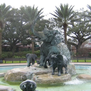 Moderno escultura al aire libre jardín decoración artesanía de Metal de bronce <span class=keywords><strong>Gran</strong></span> Fuente del elefante estatua - Product Image 2