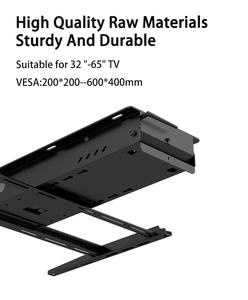 Motorized Flip Down Ceiling TV <strong>Mount</strong> with Remote Control SPCC Material 93LBS Weight Capacity 0-85 Tilt Black <strong>VESA</strong> <strong>200</strong>-600mm - Product Image 6