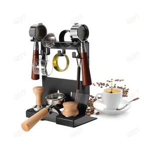 Estante de Almacenamiento para Herramientas de <span class=keywords><strong>Barista</strong></span>, Repisa para Accesorios de Café, Soporte para Tazas Colgantes, Estación para Portafiltro para Tamper y Distribuidor de 54/58 mm - Product Image 1
