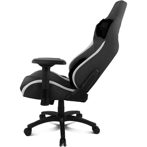 Chaise de jeu ergonomique premium Lift Chaise <span class=keywords><strong>Gamer</strong></span> Pro 4D noire <span class=keywords><strong>et</strong></span> blanche, inclinable, sportive, avec tissu respirant - Product Image 3
