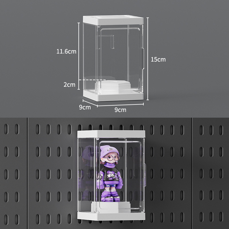 [Nouvel arrivage] Boîte à figurines 9*9 cm - Blanc