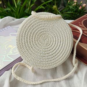 Mini bolso de hombro cruzado para mujer Kidsren, bolso de paja de princesa de estilo lujoso, poliéster, lindo caramelo, celebridad de Internet, 'bolso desnudo' - Product Image 2