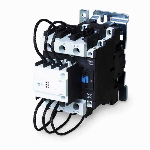 XCLD CJ19-25 3-Phase 50Hz Din Rail Mounting Switching Capacitor AC Contactor 10-100kvar 220V 380V Inrush Suppression Damping
