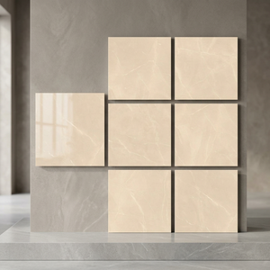 Azulejos de Porcelana Pulida y Esmaltada Aeroni Bronze 800x800mm, Efecto Piedra Marrón Cálido para Pisos - Product Image 2