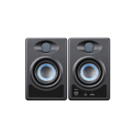 N-Audio A3BT Enceintes de Monitoring DJ Actives Professionnelles 3,5 Pouces 2 Voies la Paire pour Studio Personnel Direct Usine