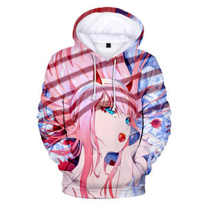 Sweat à capuche imprimé 3D <span class=keywords><strong>Anime</strong></span> fille zéro deux mode hommes femmes sweat à capuche Harajuku Cosplay Tops manteau unisexe - Product Image 6