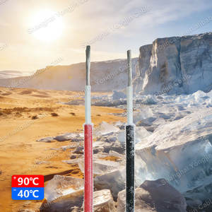 Câble <span class=keywords><strong>solaire</strong></span> industriel ShangJin 1*6mm² isolé XLPE massif, résistant aux UV, DC 1800V AC 1000V, étanche H1Z2Z2-K, vente en gros - Product Image 4