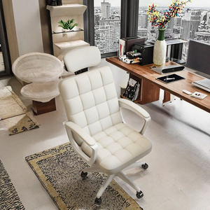 Ergonomic Modern Executive Lift <b>Chair</b> Adjustable Height Swivel Function Iron -Frame Adjustable <b>Armrest</b> Solid Back for <b>Office</b> - Product Image 3