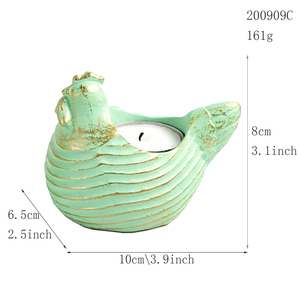 Porte-bougie Lapin de Pâques avec figurine en résine sculptée en forme <span class=keywords><strong>d</strong></span>'œuf et <span class=keywords><strong>d</strong></span>'<span class=keywords><strong>escargot</strong></span>, bougeoir lapin pour <span class=keywords><strong>d</strong></span>écoration de fête à domicile et cadeau - Product Image 2