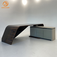 Bureau de direction classique de luxe en bois massif pour bureau ou salle d'étude, design moderne et antique, couleurs personnalisables pour usage commercial ou domestique