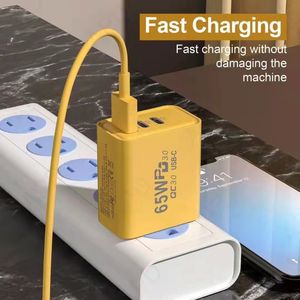 Premium Quality 65W Charger Type C Super Fast Charging 3 USB Ports USB C Power Adapter for Phone S23 S22 S21 Note10 Ultra - Product Image 5