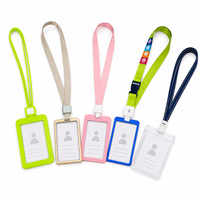 Porte-badge personnalisé OEM/ODM avec cordon, logo personnalisé, porte-carte nominative pour employé, sangle de cou pour événements de bureau