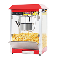 Machine à Popcorn Commerciale Professionnelle 12 oz, Capacité 50 Tasses/Production, en Acier Inoxydable, pour Carnavals et Événements