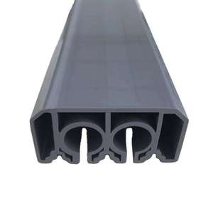 Tùy chỉnh màu sắc <span class=keywords><strong>PVC</strong></span> dải nhựa hồ sơ hoạt động trơn tru nhựa hồ sơ khung giá rẻ ép đùn nhựa hồ sơ - Product Image 4