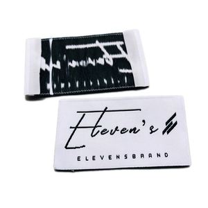 Heat Cut Woven Polyester Label Custom for t Shirt - Product Image 1