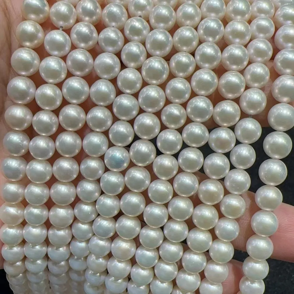 HQ GEMS alta calidad 6-6,5 6,5-7mm perlas naturales de agua dulce perlas sueltas Akoya al por mayor