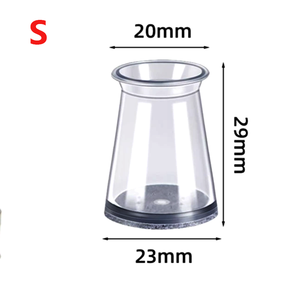 Protecteur <span class=keywords><strong>de</strong></span> <span class=keywords><strong>pied</strong></span> carré en <span class=keywords><strong>silicone</strong></span> <span class=keywords><strong>pour</strong></span> meubles Couvre-pieds <span class=keywords><strong>de</strong></span> <span class=keywords><strong>chaise</strong></span> en plastique souple avec fond en feutre <span class=keywords><strong>pour</strong></span> la <span class=keywords><strong>protection</strong></span> du sol Couleur Blanc - Product Image 2