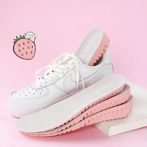 粉红色的美丽女孩磁性博士骨科聚氨酯 Pu 材质矫形运动鞋足垫鞋垫鞋