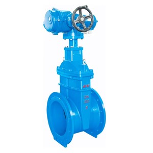Vanne papillon manuelle de haute qualité en fonte ductile avec volant à bride, pour contrôle de portes, scellée métalliquement - Product Image 1