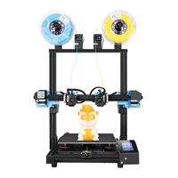 Sovol 3D multifonction indépendant double entraînement direct extrudeuse de métal SV04 IDEX imprimante 300x300x400mm mise à niveau automatique carte silencieuse