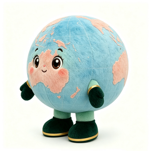 Peluche personnalisée de la Terre, peluche globe, peluche planète Terre, peluche Terre - Product Image 4
