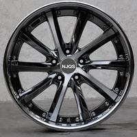 Jantes forgées NJQS Custom Chrome 2 pièces 5x114.3 20 22 24 pouces concaves Vishnu pour INFINITI Q50
