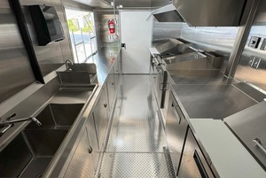 Voiture de restauration rapide multifonctionnelle sur deux roues en fibre de verre, personnalisée par le fabricant, pour <span class=keywords><strong>la</strong></span> vente de bonbons et de chips - Product Image 6