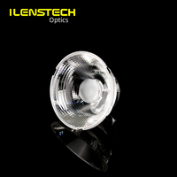 Lentille LED à faible éblouissement de 62 mm de diamètre, lentille TIR de 15 degrés, lentilles COB de 9 mm et 12 mm