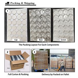 Emballage de fard à joues en cristal recyclable, étiquette privée, personnalisation de l'emballage du fard à joues, emballage de fard à joues entièrement transparent - Product Image 6