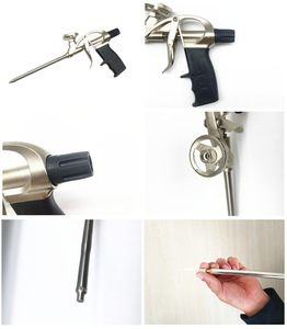 <span class=keywords><strong>Pistola</strong></span> <span class=keywords><strong>de</strong></span> Espuma Manual <span class=keywords><strong>de</strong></span> Metal Resistente con Émbolo <span class=keywords><strong>de</strong></span> Varilla Lisa, Grado Industrial para Espuma <span class=keywords><strong>de</strong></span> Poliuretano, Soporte Personalizado OEM - Product Image 4