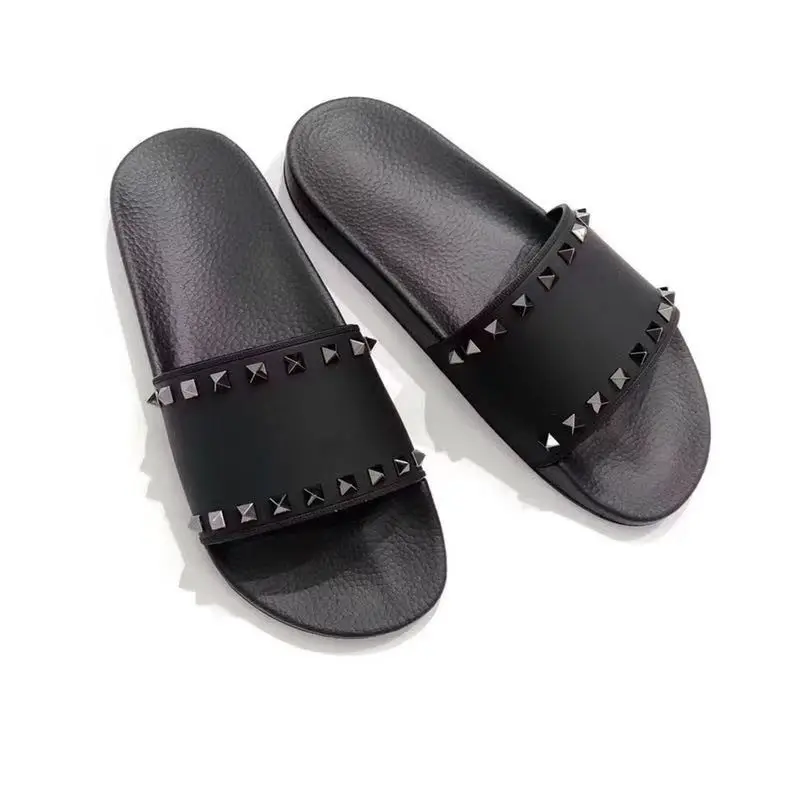 Rivets Slippers Shoes Outdoor Sandals Summer Slides Women 2023 Fashion Slides For Ladies