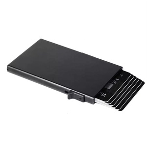 Tc101 nhà máy giá rẻ cá nhân biểu tượng tùy chỉnh Quà Tặng ngân hàng thẻ tín dụng ID trường hợp nhôm Pop Up chủ thẻ với chức năng RFID - Product Image 2