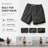 Shorts de bain YILONG pour hommes, séchage rapide, imprimés, extensibles dans 4 directions, pour le surf et la natation