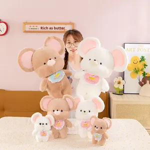 Peluche all'ingrosso super morbido a forma di topo Lele, simpatico topo da 11-30 cm, antistress, compagno per <span class=keywords><strong>il</strong></span> sonno, regalo per criceti - Product Image 5