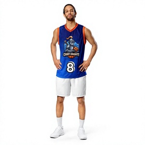Uniformes Deportivos Transpirables y Anti-Humedad de Primera Calidad, Personalizados al por Mayor, Conjunto de Baloncesto con Pantalones Cortos Sublimados - Product Image 1