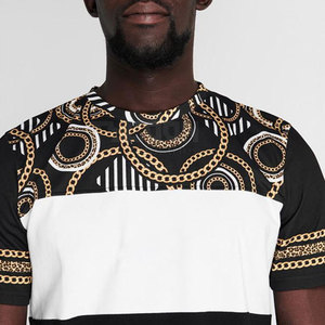 เสื้อยืดผู้ชายแขนสั้นพิมพ์ซับลิเมชันดีไซน์ตามสั่ง - Product Image 3