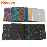 Dalles en caoutchouc EPDM colorées, couleur personnalisée, antidérapantes, imperméables, pour salles de sport modernes, studios de fitness, service OEM