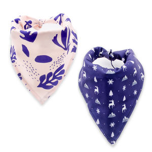 وشاح مثلث للحيوانات الأليفة بطبعة مخصصة بطبقة مزدوجة بتصميم مجاني من اونسج مخصص للبيع بالجملة مخصص لصيف هالفي - Product Image 3