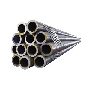 Ms Steel Pipes Tubes ronds noirs en acier au carbone sans soudure Api Tubes à paroi épaisse Diamètre personnalisé