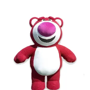 2023 New Inflatable Mascot Strawberry Bear Suit Adult Blow Up High quality 2m/2.6m Bear Cosplay Dress Mascot Costume
