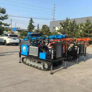 Nueva Perforadora de Roca Portátil, Equipo de Perforación de Pozos de Agua de 320 m, Perforadora de Orificios de 42 kW con Motor Diésel, Equipo Rotatorio con Componentes Principales - Product Image 1