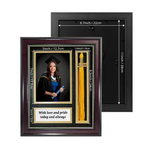 MONDON Graduação Photo Picture Frame com Tassel Personalizado Certificado Quadro Diploma a4