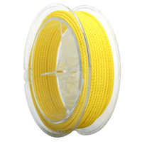 Vente en gros muti-couleurs 2.5mm polyester bonne qualité fabrication de bijoux forme ronde cordon de laçage en nylon sans fin ligne Milan
