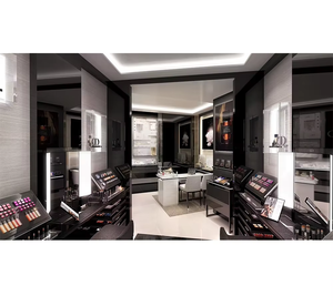 <span class=keywords><strong>Comptoir</strong></span> <span class=keywords><strong>de</strong></span> Maquillage Professionnel Personnalisable pour Magasin <span class=keywords><strong>de</strong></span> Cosmétiques avec Éclairage LED et Vitrines en Verre pour Magasin <span class=keywords><strong>de</strong></span> Beauté - Product Image 2