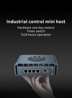 Pc industriel pare-feu routeur 4xI226 2.5G LAN 12th Gen I5 1235U I7 1265U HD DP Proxmox VMs Server Pfsense Mini ordinateur embarqué