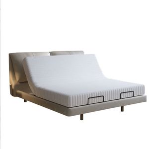 Cadre de lit électrique intelligent réglable en cuir luxueux et moderne |   Lit plateforme zéro gravité avec chargement USB |   Très résistant - Product Image 6