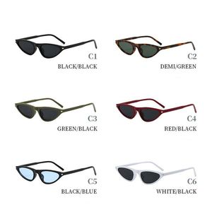 Gafas de Sol Personalizadas con Logotipo, Estilo Punk Vintage 2025 para Hombre, Montura Pequeña Triangular, Protección UV400, Gafas de Sol Cat Eye para Mujer - Product Image 6